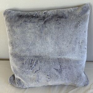 Z Gallerie Lavender Faux Fur Throw Pillow Cover - 24 x 24 in